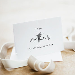 ADELLA À Minha Mãe No Meu Cartão De Dia De Casamen