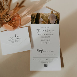 ADELLA Edgy Modern Minimalista Casamento