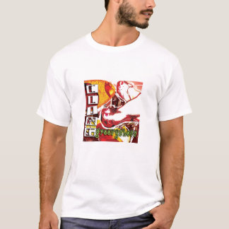 ADERE-SE o branco da camisa dos homens T de