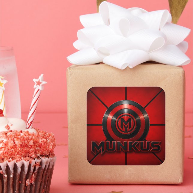 adereços emblema munkus/6 adesivos /festa (Festa)