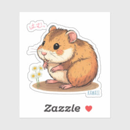 ADESIVO かわいいハムスターのオリジナルステッカー♡