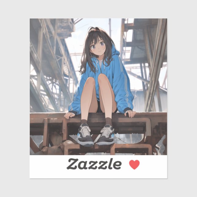 Adesivo シール Seal｜放課後JK02 寿司娘 GenerativeAI (Folha)