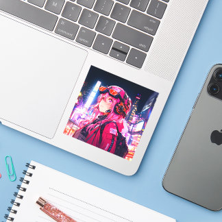 ADESIVO ステッカー｜VACHABORG グッズ「ピンクメカニカルガールの探検」