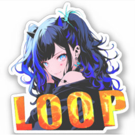 Adesivo ステッカー｜VACHABORG グッズ「 Neo-Reiwa Girl 」 シール