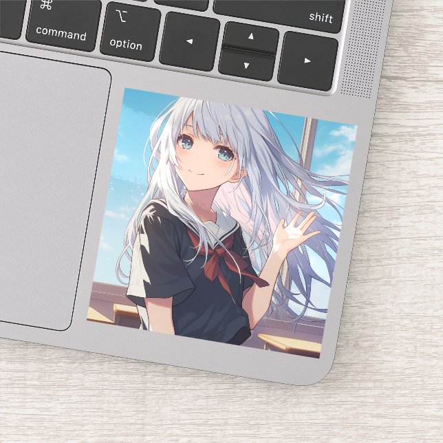 Adesivo 「仮面JKミリア」ステッカーシール｜寿司娘 generativeai (Detalhe)