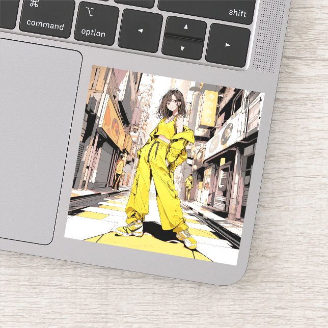 Adesivo 商店街JKシール｜寿司娘 Seal GenerativeAI (Detalhe)