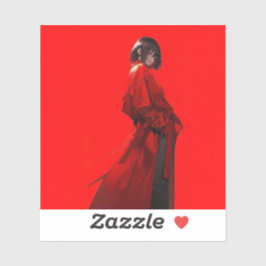 Adesivo 紅/RED Seal | 東京娘 GenerativeAI