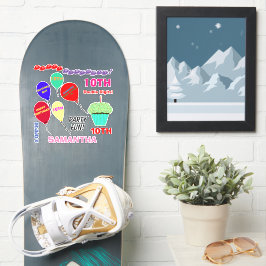 Adesivo 10ª Rapariga de Aniversário Cupcake Vinil