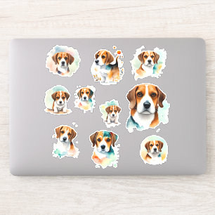 Adesivo 10 Beagles Scrapbook and Journaling