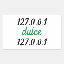 Adesivo 127.0.0.1 dulce 127.0.0.1