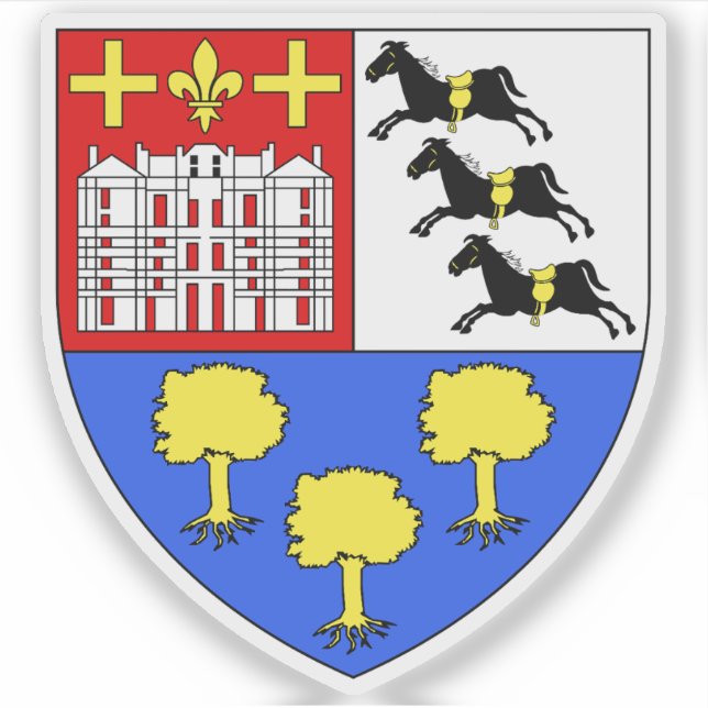 Adesivo 16º (XVI) distrito de Paris - Passy (Frente)