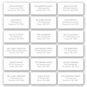 Adesivo 18 Casamento Nome do Destinatário Convidado Endere