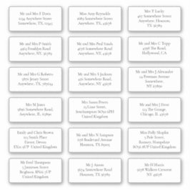 Adesivo 18 Nome do Destinatário Individual Endereço Mail S