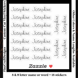 Adesivo 18 Personalizadas Modernas Letras 8/9 Nome Palavra
