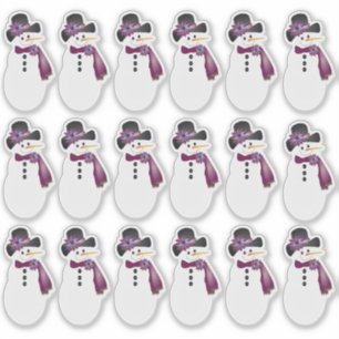 Adesivo 18 Whimsical Snowman