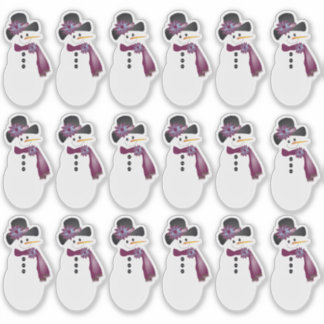 Adesivo 18 Whimsical Snowman