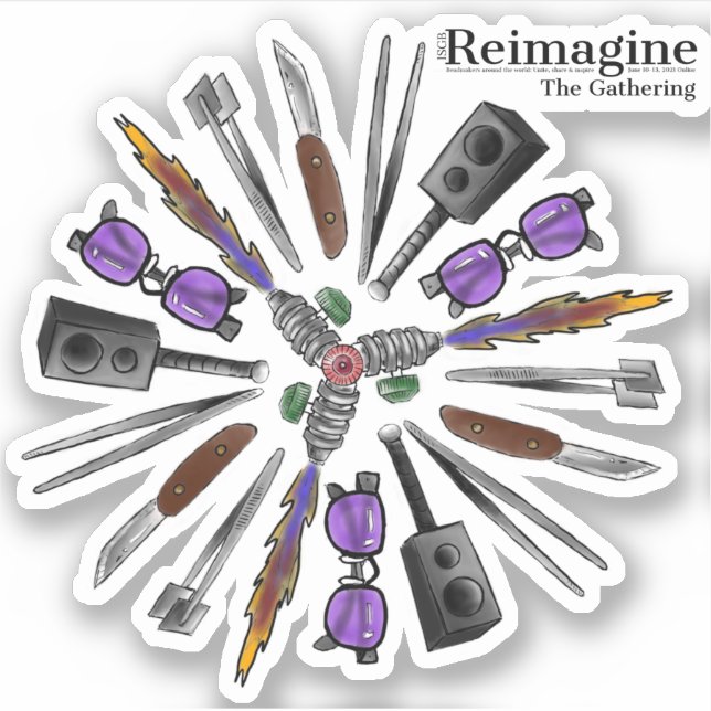 Adesivo 2021 - Coletor de Design de T-shirt (Frente)