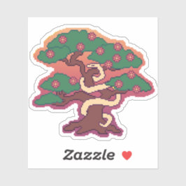 Adesivo 2025 Ano do Vinheta de Ano Novo do Cobra