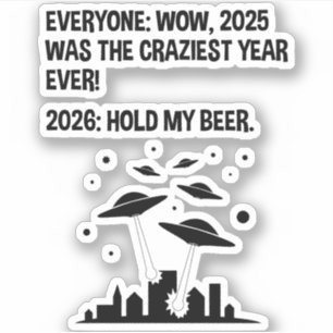 Adesivo 2026 Segura Minha Cerveja
