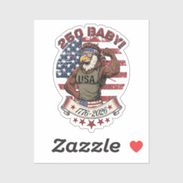 Adesivo 250 Baby! American Patriotic Eagle Flex 1776-2026