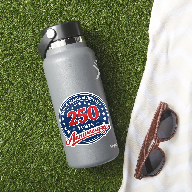 Adesivo 250 Years of American Independence Patriotic  (HydroFlask Insitu)
