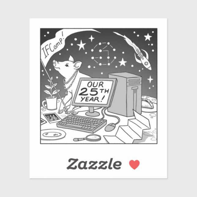 Adesivo 25 IFComp Sticker (Folha)