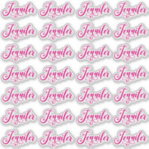 28 Jennifer decorativa rosa quente