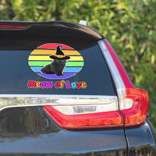 Adesivo 2.engraçadinho bonito e atraente gato preto