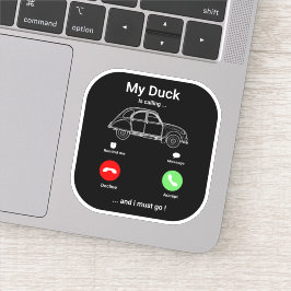 Adesivo 2CV Deux Chevaux Funny Smartphone