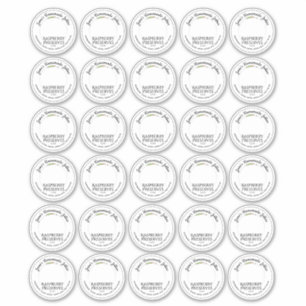 Adesivo 30 Framboesas Jelly 2" Mason Jar Lid Stickers