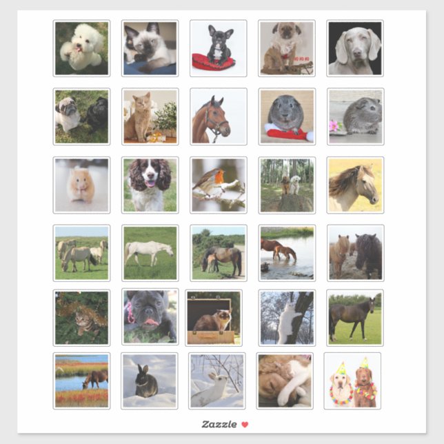 Adesivo 30 x Diário de Scrapbooking de Colagem Fotográfica (Folha)