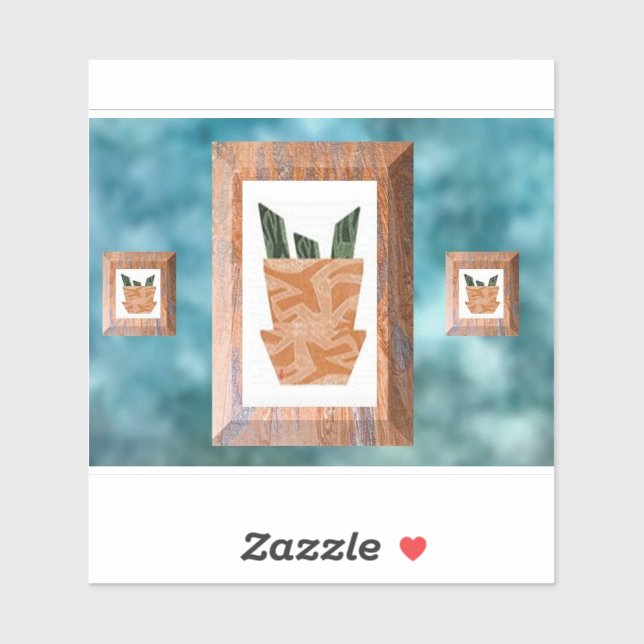 Adesivo 3 Stem Planter (Folha)