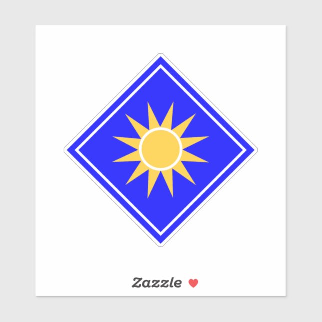 Adesivo 40ª Divisão de Infantaria Militar dos Estados Unid (Folha)