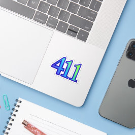 Adesivo 411 Angel Number Growth Sticker