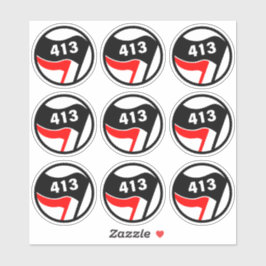 Adesivo 413 Antifascist Sticker Pack