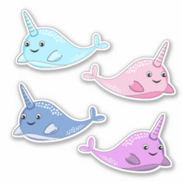 Adesivo 4 Narwhal Vinyl Sticker