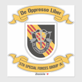 Adesivo 5 Especial Forces Group (Airborne) 5 SFG