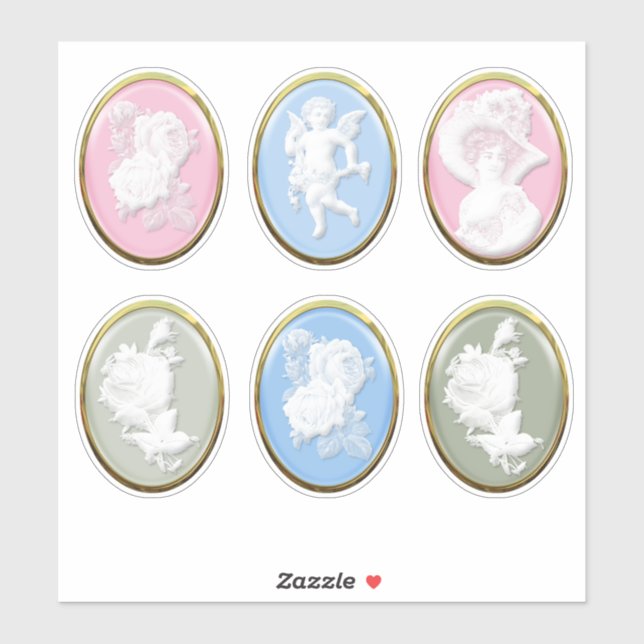 Adesivo 6 x Lindos presentes de cartazes de cartografia (Folha)