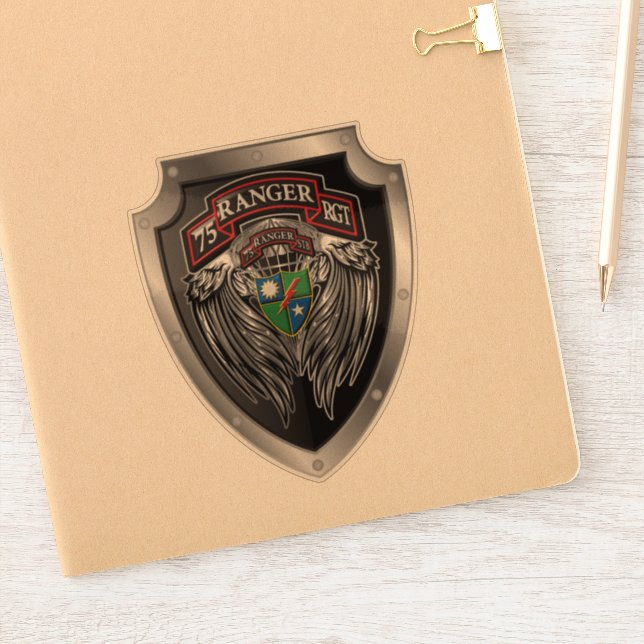 Adesivo 75º Regimento de Ranger STB "Rangers Lideram o Cam (Notebook)