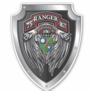 Adesivo 75º Regimento Ranger 3º Bat "Rangers Lideram o Cam