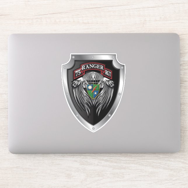 Adesivo 75º Regimento Ranger "Rangers Lideram O Caminho" (Computador)