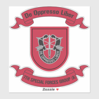 Adesivo 7 Especial Forces Group (Airborne) 7 SFG