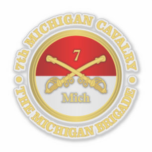 Adesivo 7 Michigan Cavalaria