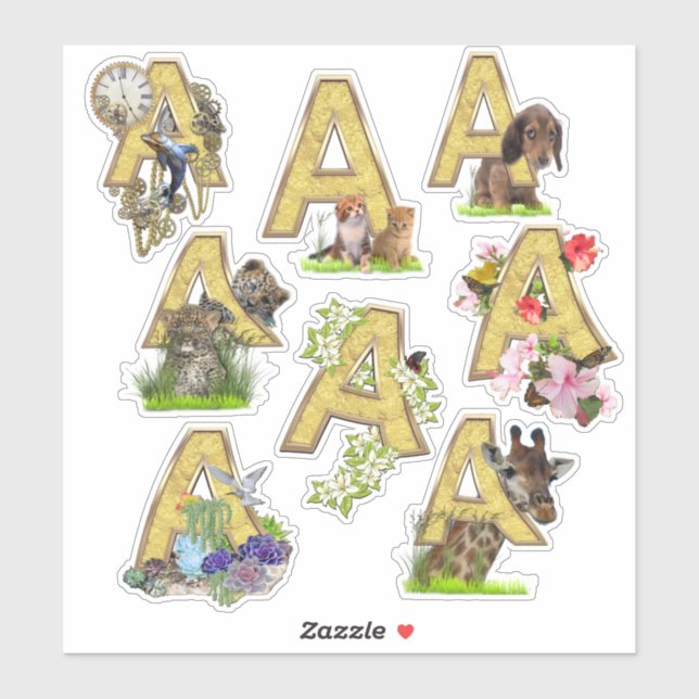 Adesivo 8 Autocolantes A (Folha)