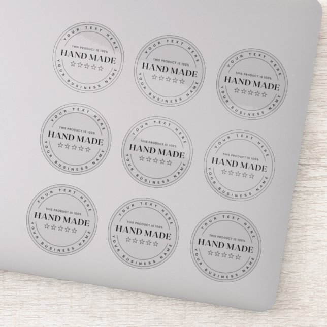 Adesivo 9 manual personalizado para pequenas empresas tran (Detalhe)