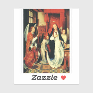 Adesivo A Anunciação da Virgem Maria por Hans Memling