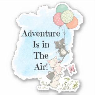 Adesivo A aventura está nos Air Kittens