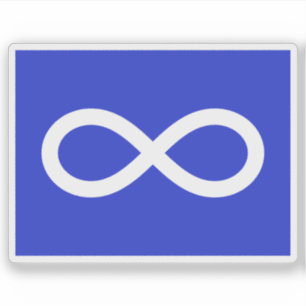 Adesivo A bandeira da Nação Métis (Michif), Índios do Cana
