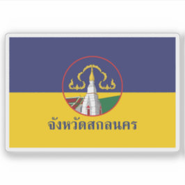 Adesivo A bandeira da província de Sakon Nakhon, Tailândia