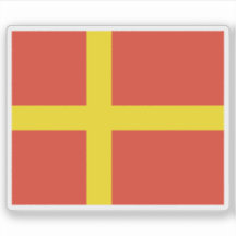 A bandeira da província de Skåne (Escânia), Suécia